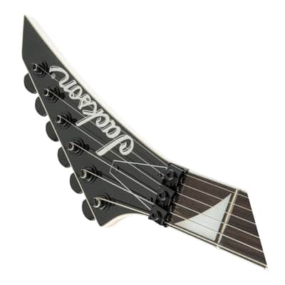 Used Jackson JS Series Rhoads JS32 - Black w/ White Bevels w/ Amaranth FB image 4