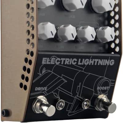 New ThorpyFx Electric Lightning Chris Buck Signature Valve Overdrive Pedal image 3