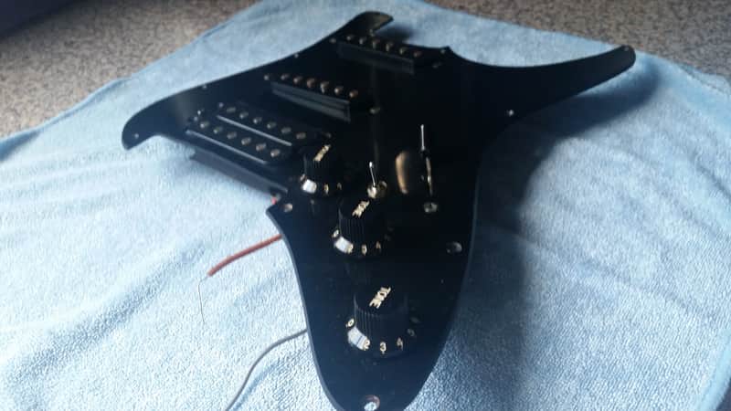 1980s Kramer Striker 300st HSS Pickguard w/Non Original Humbucker image 1
