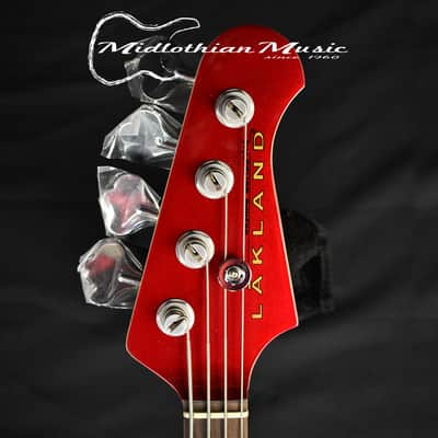 Lakland 44-64 Skyline Custom PJ - 4-String Bass - Candy Apple Red Limited Finish (210813708) image 4