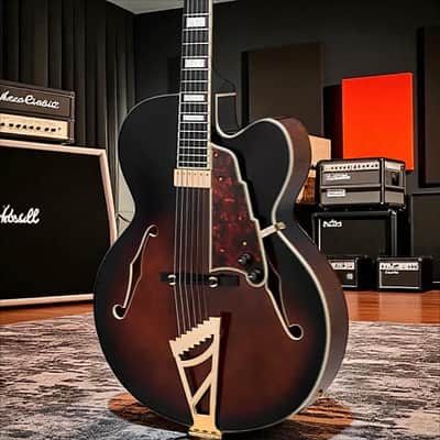 D'Angelico Premier EXL-1 Hollowbody Electric Guitar Brown Burst image 11