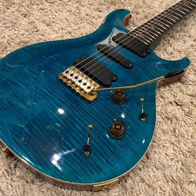 PRS 513 - Solid Brazilian Rosewood Neck - 2006 Blue Matteo image 4