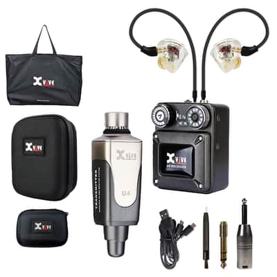 Xvive U4T9 Complete Pro Audio In-Ear Monitor Wireless System, T9 In-Ear Monitors - Open Box Mint image 1