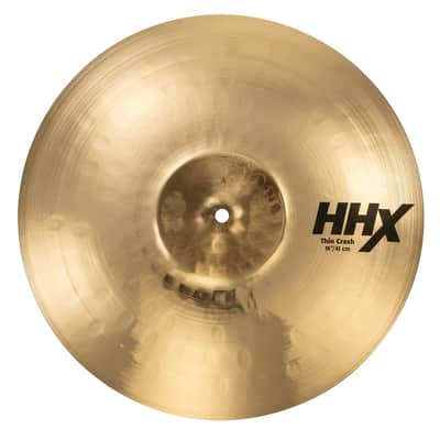 Sabian Cymbals 16" HHX Thin Crash Brilliant image 1