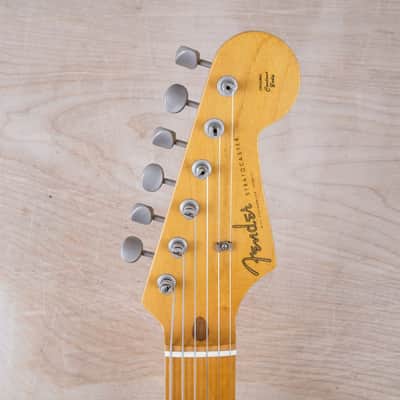 Fender ST57-90 Stratocaster '57 Reissue MIJ 1989 Sunburst Lacquer Finish USA PUs Japan w/ Hard Case image 21