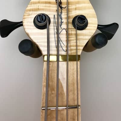 Brubaker NBS-4 "Lexa" Flame-Maple Top and Back, Birdseye Fingerboard image 5