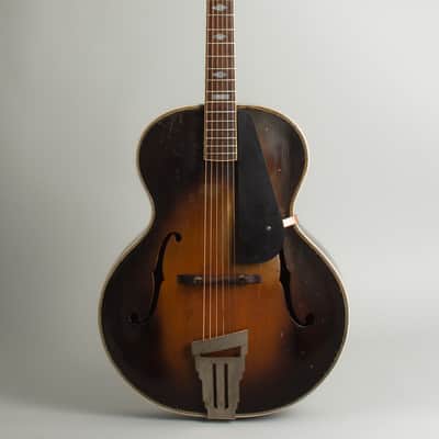 Epiphone Deluxe Arch Top Acoustic Guitar (1931), ser. #5016, black hard shell case. image 1