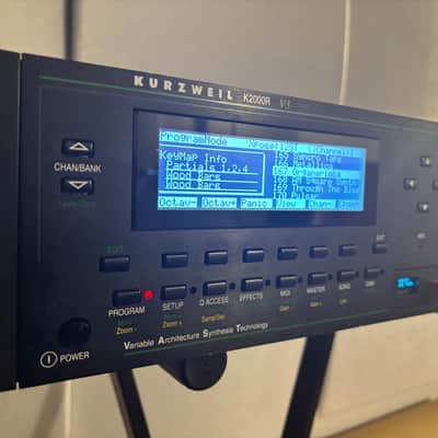 Kurzweil K2000R Rackmount Digital Workstation Sound Module 1990s - Black image 2