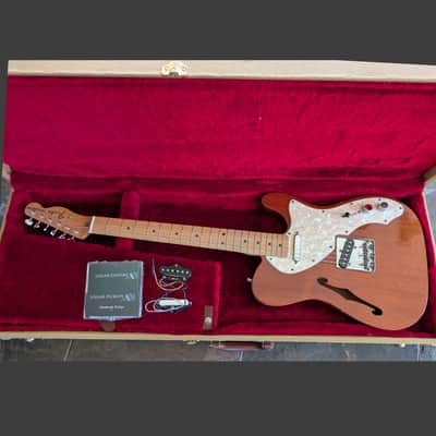 2003 Fender Classic Series '69 Telecaster Thinline – MIM - Lollar Tele Special T Pickup Upgrade – Tweed Case image 2