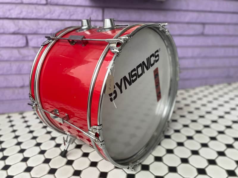 SynSonics- 12x16 Bass Drum 80s”  - Apple Red image 1