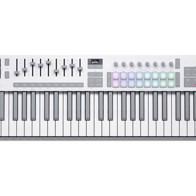 Novation Launchkey 49 MK4 MIDI Keyboard Controller (White)