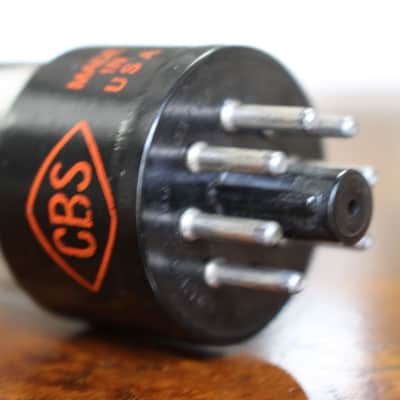 CBS 6V6GT - VT107 - BLACK PLATE - NOS - VINTAGE POWER TUBE image 10