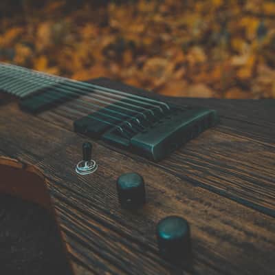 Custom “Dark Moon” 7 string Explorer  (lefty) image 1