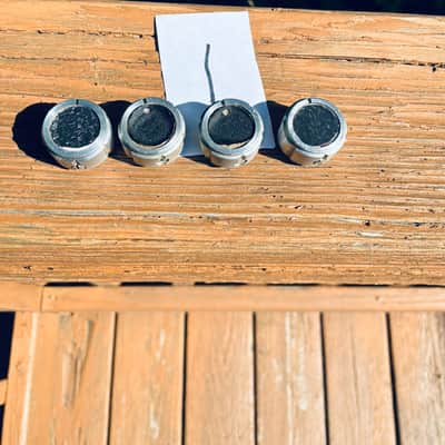 Peavey vintage 70s aluminum set-screw knobs (lot of 4) image 1