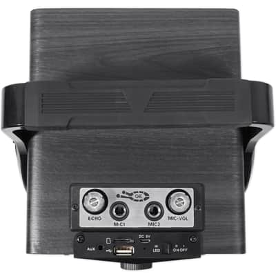 Technical Pro WASP420 Bluetooth Karaoke Machine System w/TV LED's Bundle with Mic & Stand image 5