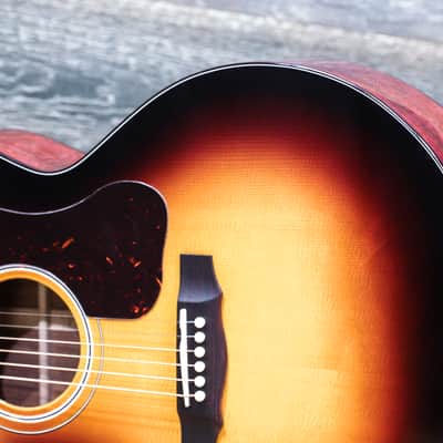 Guild F-40 Traditional Antique Burst Guild USA Jumbo Acoustic Guitar w/Case image 7