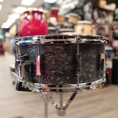 Pork Pie 6.5x14" Shadow Maple Snare Drum w/ Matching Gruv-X X-Click CLICKMATE image 7