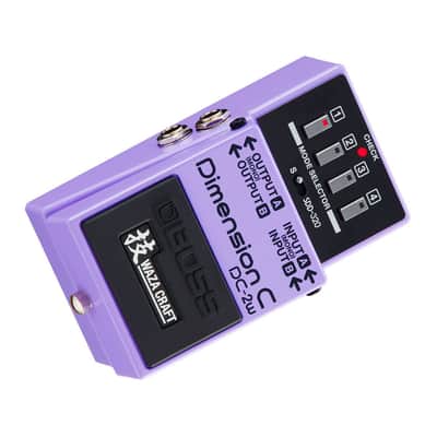BOSS DC-2W Four Button Preset Versatile I/O Four Switches Status LEDs Two Effect Modes Waza Craft Dimension C Pedal for Musicians and Audio Engineers image 4