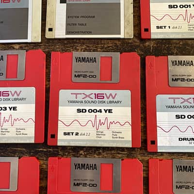 Yamaha TX16W Parts Floppy Drive & Sound Library Manual image 4