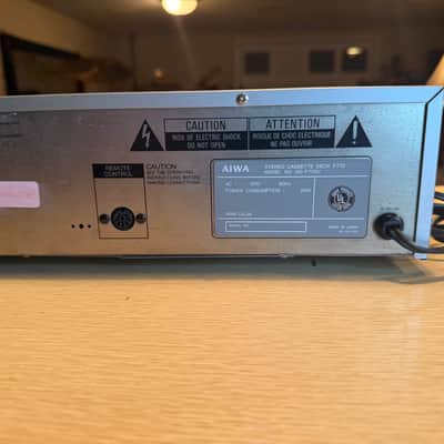 AIWA AD-F770 3head cassette deck Dolby Bc Full Fresh Service Extremely Rare Wow! image 12