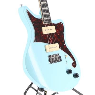 D'angelico Premier Bedford - Sky Blue, Professional Setup (O5) (15650) image 3