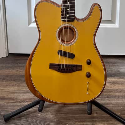 Fender Acoustasonic Player Telecaster - Butterscotch Blonde image 3
