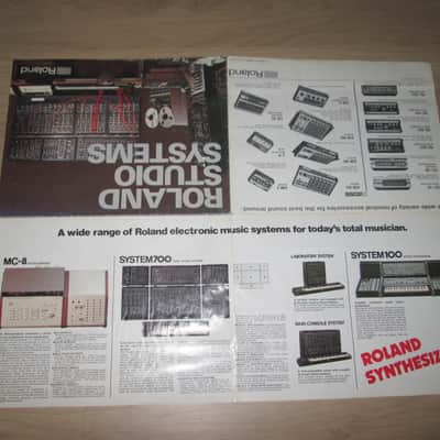Roland Studio Systems – System 100M/100/700 - 1978 - Original Vintage Synthesizer Brochure/Catalog-Ultra Rare image 4