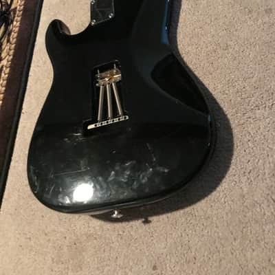 Eric Johnson Autographed stratocaster Black and white image 7