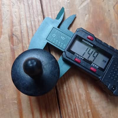 Vintage Rubber Cymbal mount N.O.S. ( Sonor,Trixon, Premier etc) 50s-60s - Black 🖤 image 7