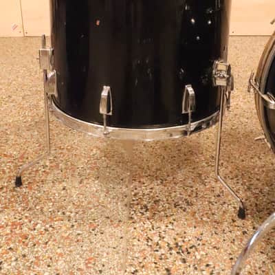 Ludwig Hollywood 4pc Drum Kit Set 3Ply Vintage 1970's  12/13/18/22" Mod Orange image 15