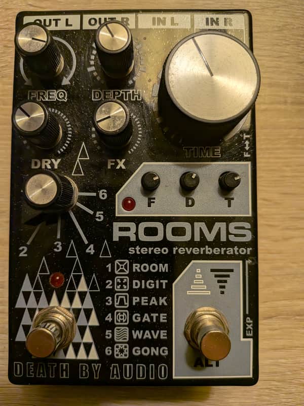 Death By Audio Rooms Stereo Reverb 2020 - Black Sparkle image 1