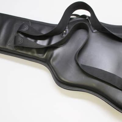Levy's Standard Leather Bass Gigbag - Black **Warrior Patch** image 7