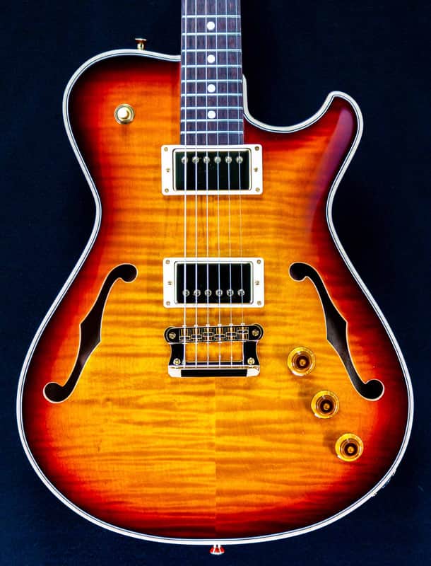 Knaggs Guitars - Influence Chena - Duanne Allman Burst -Hollowbody - OHSC - Call for Best Price !!! image 1