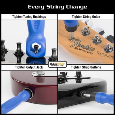 MusicNomad 6 pc. Guitar String Change Tool Kit (MN218) image 3