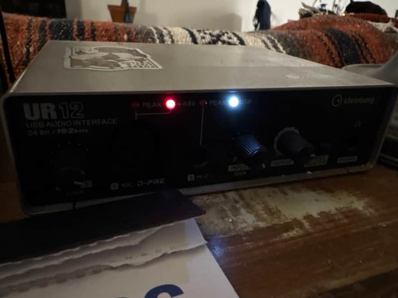 Steinberg UR12 USB 2.0 Audio Interface 2010s - Silver/Black image 1