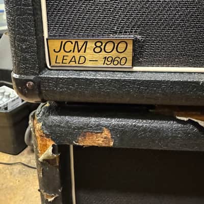 Marshall JCM800 1960A with vented Celestion G12T-75 speakers from 1985 Best Offer Will be accepted image 8