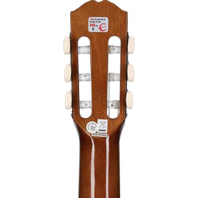 Epiphone E-1 PRO-1 Classic Nylon-String Classical Acoustic Guitar, Antique Natural image 3