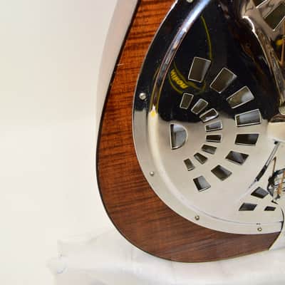 2010 Harry James Resonator Guitars Square Neck Dobro Resonator Guitar w/ Case image 6