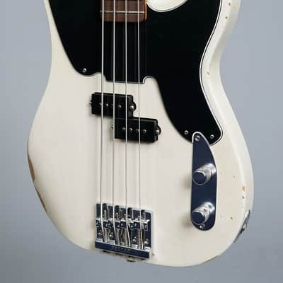 Fender Mike Dirnt Signature Precision Bass 2024 - Roadworn White Blonde image 3