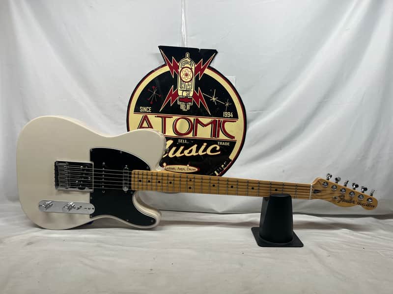 Fender Deluxe Nashville Telecaster Tele Electric Guitar - White Blonde