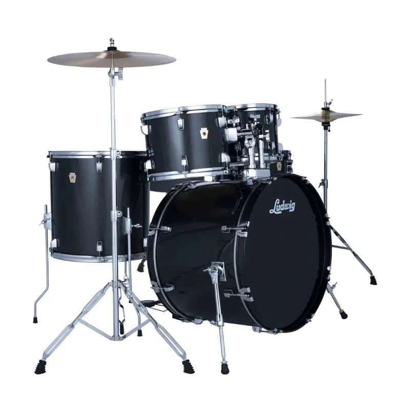 Ludwig Accent Drive Complete 5pc Drum Set Moon Dust image 1