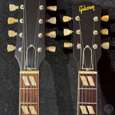Gibson ESD 1275 -double 12- from 1961 in black finish with original case image 5