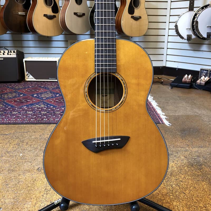 Yamaha CSF1M Compact Folk Acoustic-Electric Vintage Natural w/Padded Gig Bag image 1