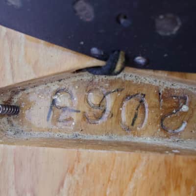 Fender Precision Bass 1957 Artist Owned Ex David Coverdale, Stealers Wheel - Telecaster Headstock, dash serial number, factory natural vintage 50s P-bass, sales receipt image 7