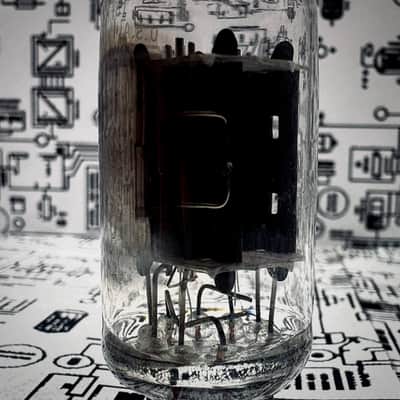RCA 12AU7A 1950s Black Plates D-Getter - Tested image 6