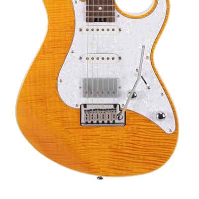 Cort G280 Select - Amber - Flame Maple/Alder Body image 3