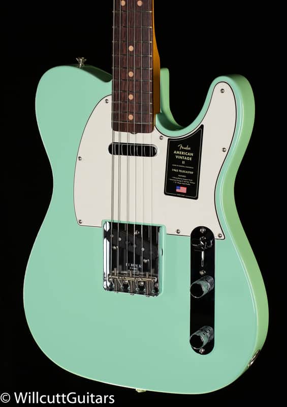 Fender American Vintage II 1963 Telecaster Rosewood Fingerboard Surf Green (305) image 1