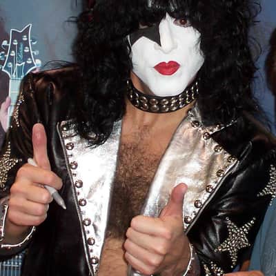 KISS Paul Stanley Autographed Washburn Lyon limited edition guitar image 2