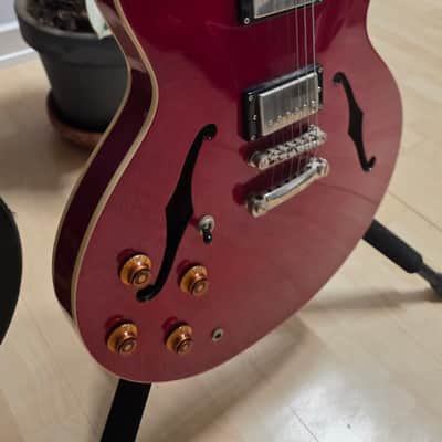 Epiphone ES-335 DOT LH Left Hand Cherry Red HARD CASE Lefty Handed 335 ES335 Semi-Hollowbody Hollow Body Electric Guitar image 18