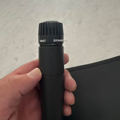 Shure SM57 Cardioid Dynamic Microphone 1984 - Present - Black image 4